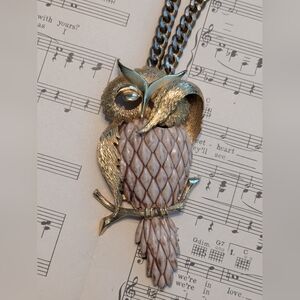 Rare 1960s Owl Pendant